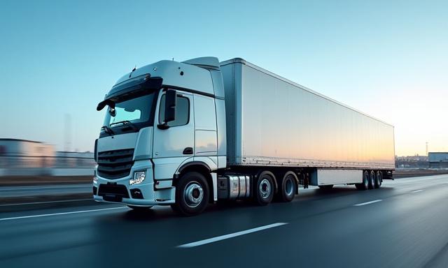 Standard flatbed transporting materials