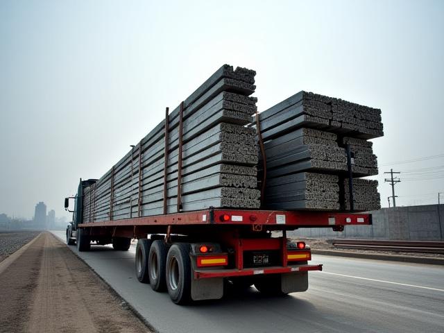 Steele and Concrete building material transport
