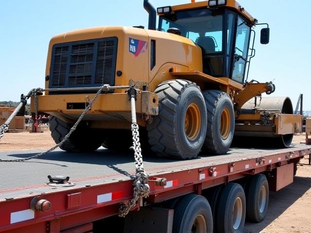 Pavers and Rollers transport Akron